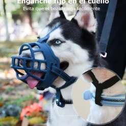 ACCECAN Bozal de Silicona Negro