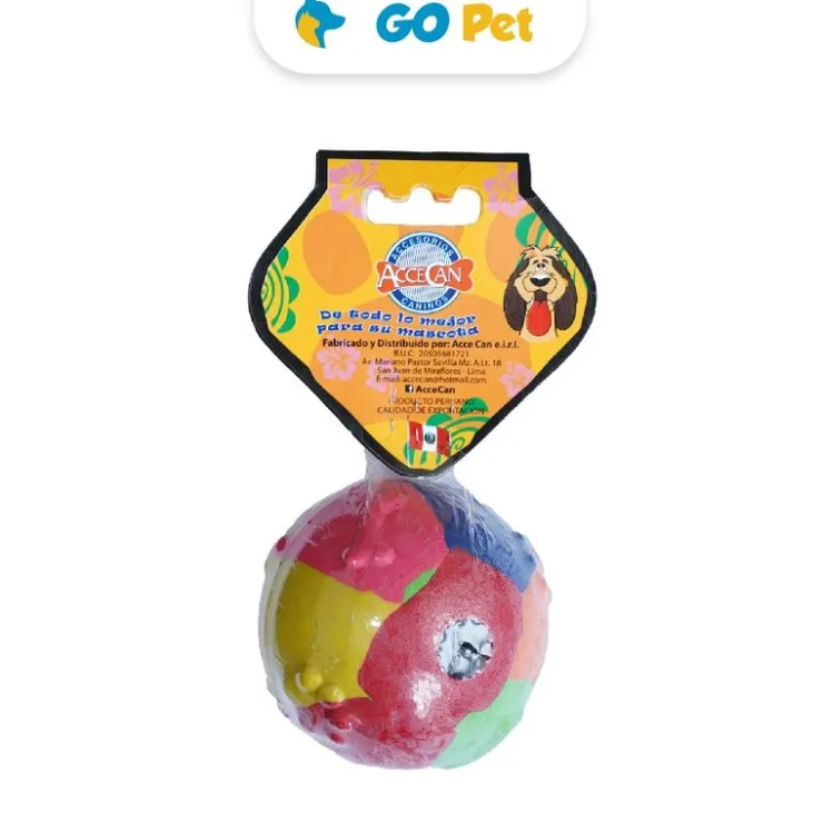 ACCECAN Pelota de Jebe Mediana