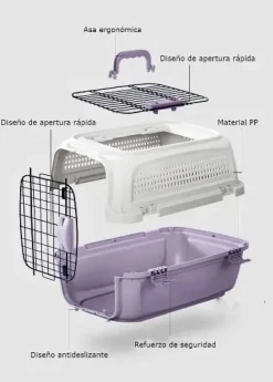GoPet USA Accecan Transportador Boeing Doble Reja M