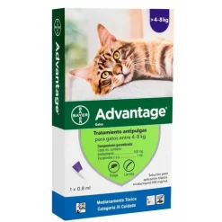 Advantage Gato 1 X 0.8 ml (4-8 Kg)