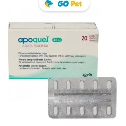Zoetis Apoquel 3.6 mg - Perros de 3 a 8.9 Kg x 20 Tabletas