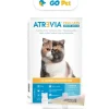 ATREVIA Trio Cats Medium (2,9 a 6,25 Kg) x 1 Pipeta - Antipulgas y Antiparasitario para Gatos