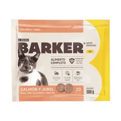 BARKER Cat Hamburguesas de Salmón y Jurel x 20 und - 500 gr