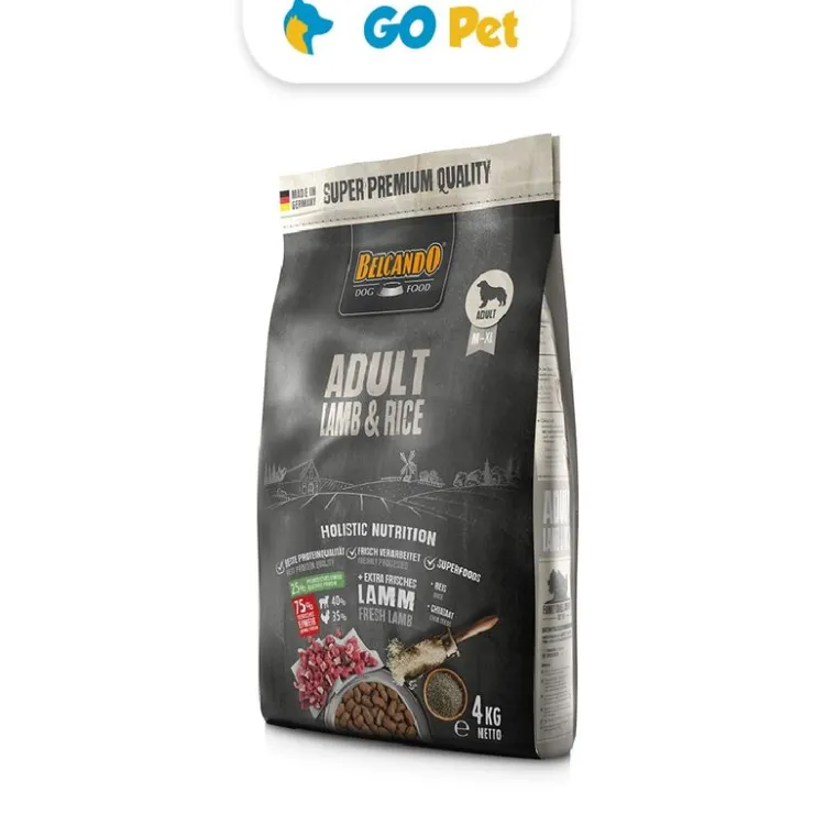 BELCANDO Adult Cordero & Arroz 4 Kg - Adulto Rz. Med/ Grande