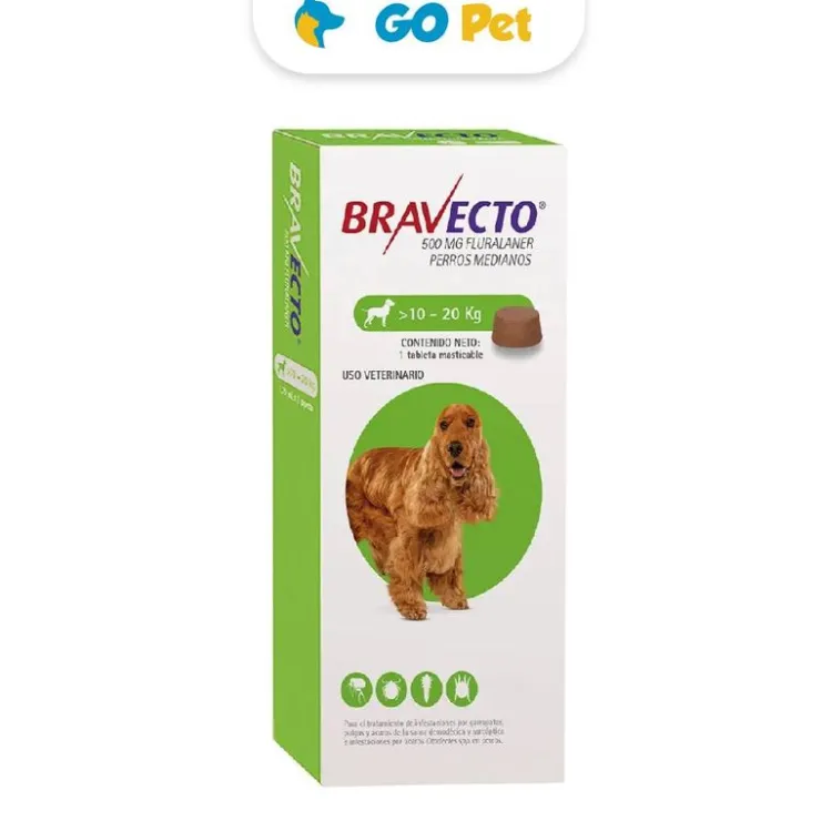 Bravecto Antipulgas para Perro Masticable 10 - 20 Kg