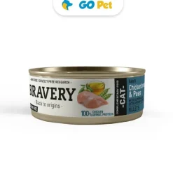 Bravery Chicken & Peas Adult Cat Wet Food 70 Gr - Gato Adulto - Pollo