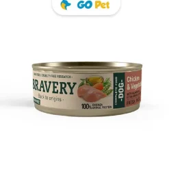Bravery Chicken & Vegetables Adult Dog Wet Food 80 Gr - Perro Adulto- Pollo