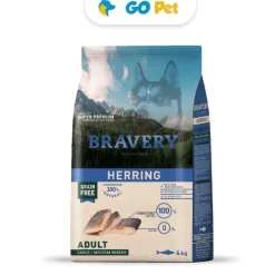 Bravery Herring Adult Large/Medium Breeds 4 Kg - Arenque Adulto Rz. Med/Grande