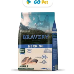 Bravery Herring Adult Large/Medium Breeds 12 Kg - Arenque Adulto Rz. Med/Grande