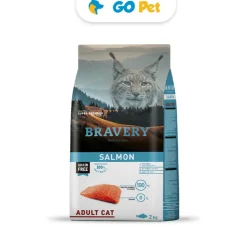 Bravery Salmon Adult Cat - Gato Adulto Salmón 2 kg