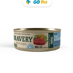 Bravery Tuna & Vegetables Adult Dog Wet Food 80 Gr - Perro Adulto- Atún