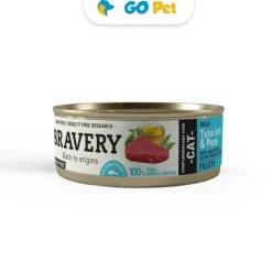 Bravery Tuna Loin & Peas Cat Wet Food 70 Gr - Gato Adulto - Atún - Vencimiento 30.06.2025