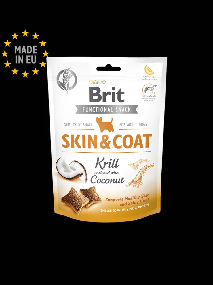 Brit Care Dog Functional Snack Skin & Coat Krill 150 Gr