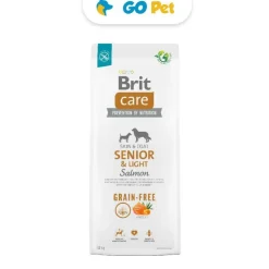 Brit Care Grain Free Senior & Light Salmon 12 Kg