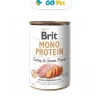 Brit Mono Protein Turkey & Sweet Potato 400 Gr - Pavo