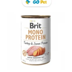 Brit Mono Protein Turkey & Sweet Potato 400 Gr - Pavo