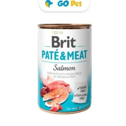 Brit Pate & Meat Salmon 400 gr - Salmón