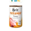 Brit Pate & Meat Turkey 400 gr - Pavo