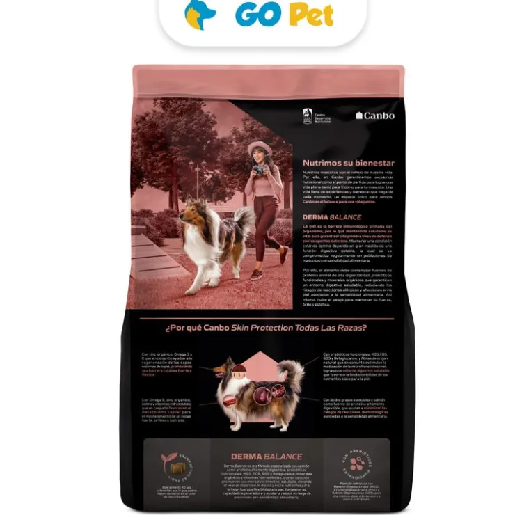 CANBO Balance Salmón Piel Sensible Todas Las Razas 3 Kg