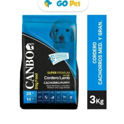 CANBO Cordero Cachorro Razas Medianas y Grandes 3 Kg