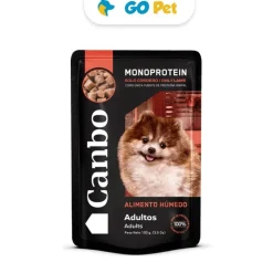 CANBO Monoprotein Trocitos en Salsa de Cordero Adulto Todas las Razas 100g