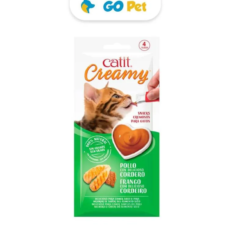Cat It Creamy Pollo con Cordero 4 x 10gr