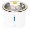 Cat It Fuente de Agua de Acero Inoxidable con Luz Led 3 Lts