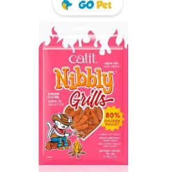 Cat It Nibbly Grills Snacks para Gato - Pollo y Camarón 30 gr