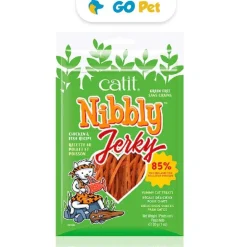 Cat It Nibbly Jerky Snacks para Gato - Pollo y Pescado 30 gr