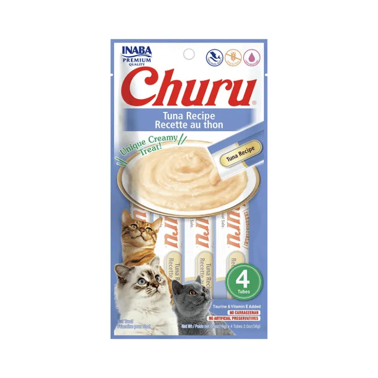 Churu Cat Tuna Recipe - Sabor Atún 14 gr x 4 Tubos