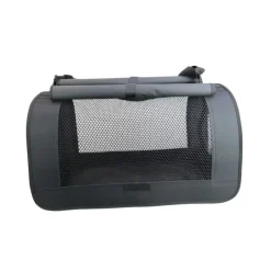 Claws & Paws Transportador de Tela de Color Negro #4 55 x 29 x 25 cm
