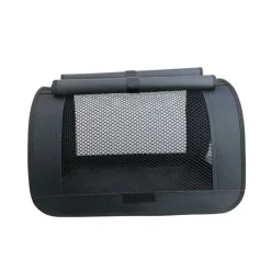 Claws & Paws Transportador de Tela de Color Negro #3 45 x 24 x 24 cm