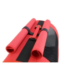 Claws & Paws Transportador de Tela de Color Rojo #4 55 x 29 x 25 cm