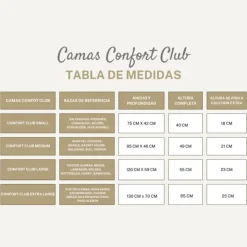 CLUB PETS Cama Confort Club Potro Champagne
