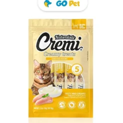 Naturalistic Cremi Cremi Chicken Recipe 12 Gr x 5 Und - Snack para gato sabor Pollo