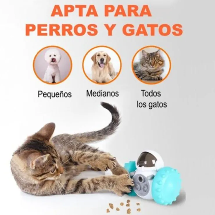 GoPet USA Cutito Pet Juguete Dispensador de Alimentos Automático