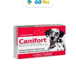 DRAG PHARMA Canifort x 1 Tableta suelta - Antiparasitario para Perros