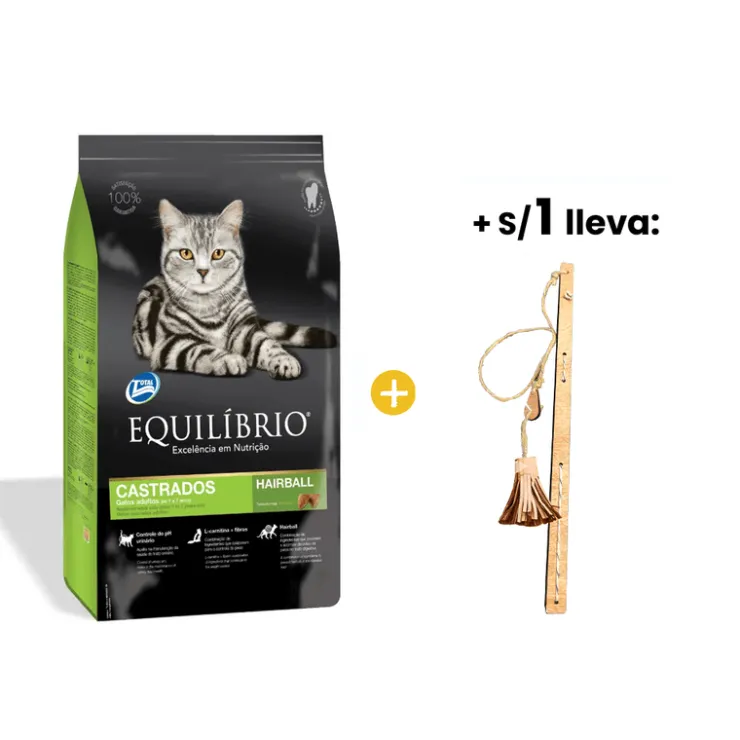 Equilibrio Gatos Castrados All Breeds - Gato Adulto Todas las Razas 1.5 Kg