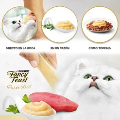 Fancy Feast Puree Kiss Atún 10 Gr x 4 und