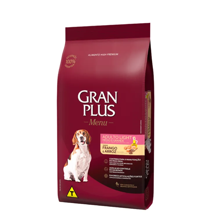 Gran Plus Perro Adulto Light Pollo & Arroz 3 Kg