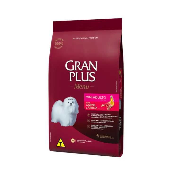 Gran Plus Perro Adulto Mini Carne & Arroz 15 Kg