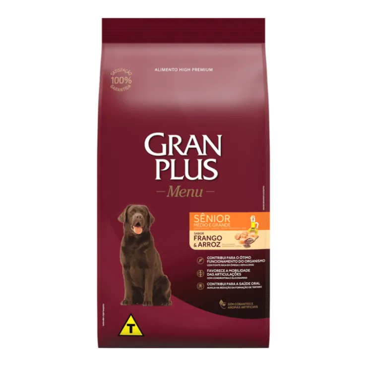Gran Plus Perro Senior Pollo & Arroz 3 Kg