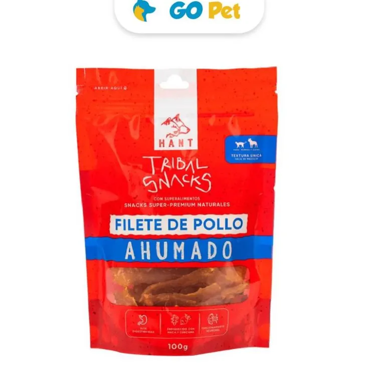 Hant Tribal Snacks Filete de Pollo Ahumado 100 gr