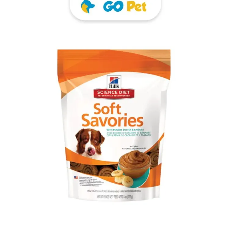 HILLS SD Soft Savories Peanut Butter & Banana 227 g - Mantequilla de Maní y Plátano