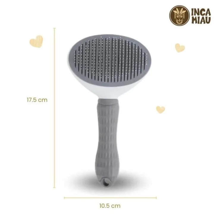 Inca Miau Peine Para Mascota con Autolimpiable