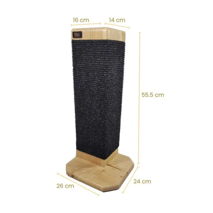 Inca Miau Rascador de Madera Para Sillones Natural