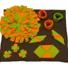 Juega con Hope Alfombra Olfativa Multinivel 50 x 60 cm Naranja y Verde