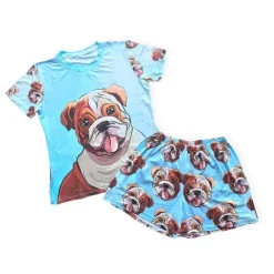 KHURMI Pijama Verano Bulldog Damas