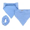 La Plaquita Bandana Personalizable Reversible Celeste + Colette