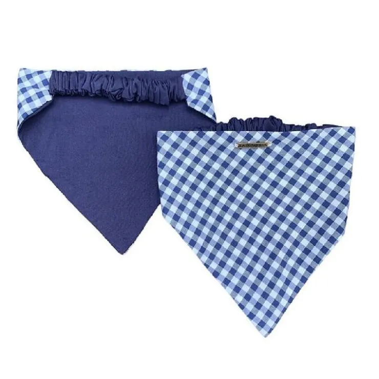 La Plaquita Bandana Personalizable Reversible Azul + Colette